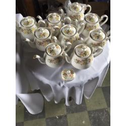 232 piece colclough hedgerow bone china