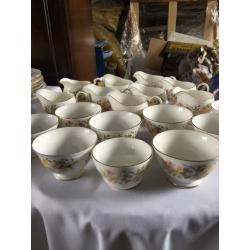232 piece colclough hedgerow bone china