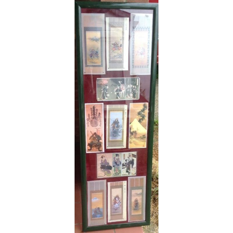 Japanese prints in picture frame