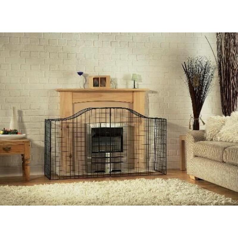 Mothercare Curved Top Safety Fireguard plus Extension panel.