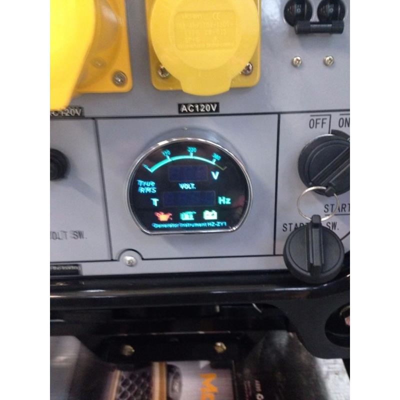 NEW WARRIOR DIESEL 4.6kw GENERATOR , LONG RUN , 240V , 110 V , AVR PROTECTED. BALLYNAHINCH