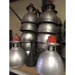 Large selection off old industrial lights