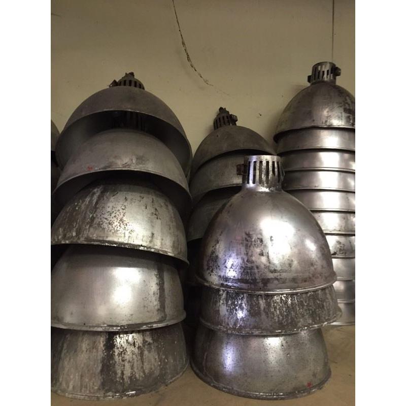 Large selection off old industrial lights