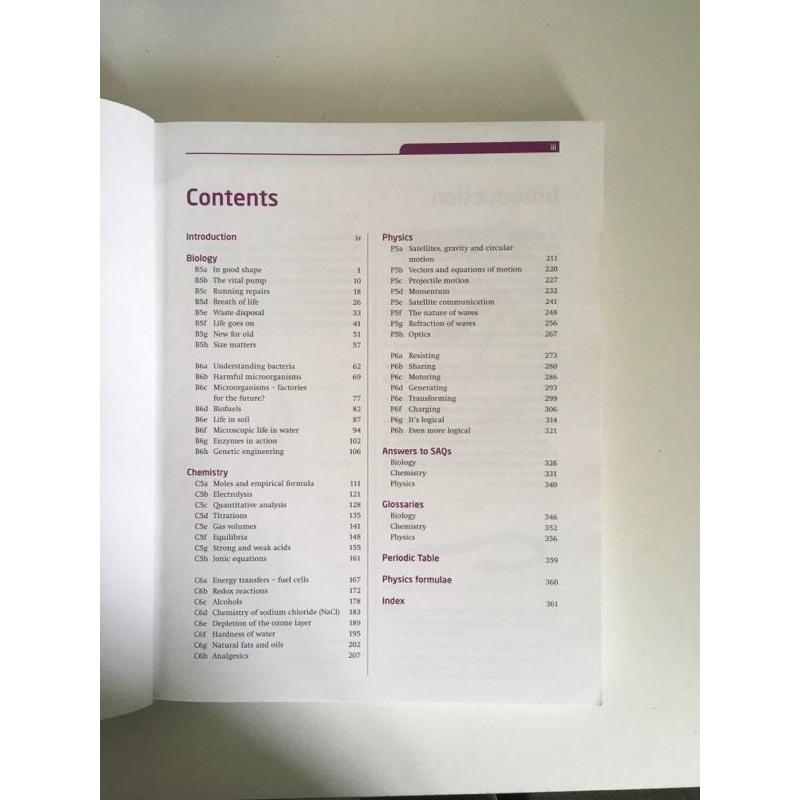 Gateway Seperate science revision book