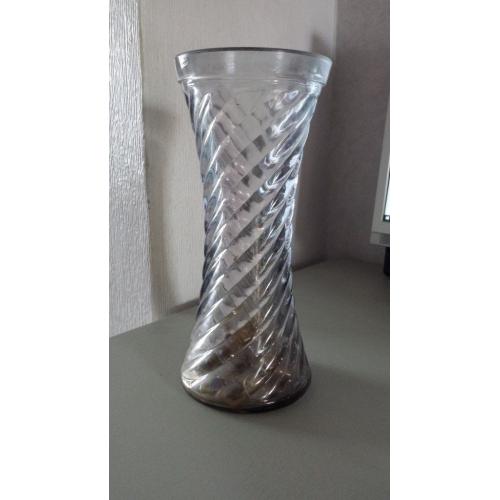 Spiral vase blue