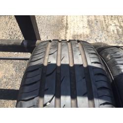 2 X 225/55/16 continental tyres