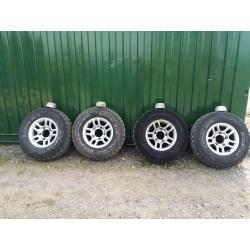 Mudstar radical tyres and rims