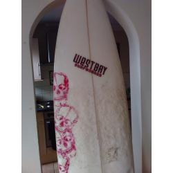 Hand crafted surfboard