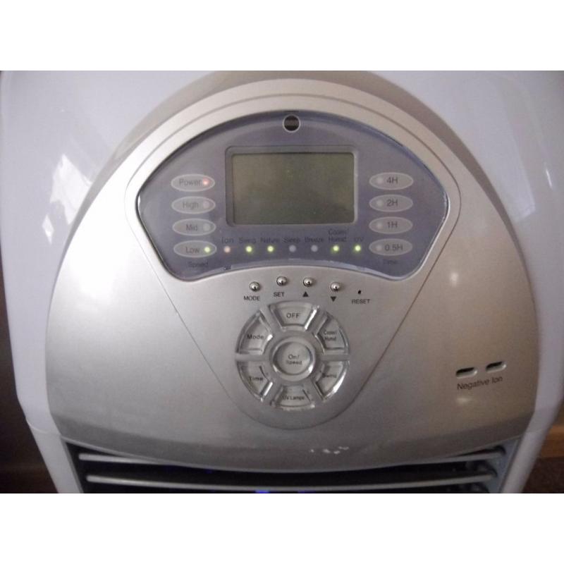 PREM-I-AIR WAC - 414 REMOTE CONTROL AIR COOLER/IONIZER/ ULTRA VIOLET - BOXED WITH MANUAL