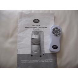 PREM-I-AIR WAC - 414 REMOTE CONTROL AIR COOLER/IONIZER/ ULTRA VIOLET - BOXED WITH MANUAL