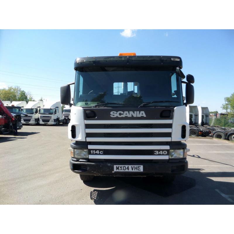 2004(04) SCANIA P114-340 8x4 HOOK LOADER WITH EASYSHEET