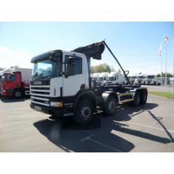 2004(04) SCANIA P114-340 8x4 HOOK LOADER WITH EASYSHEET
