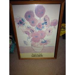 Van Gogh sunflowers painting