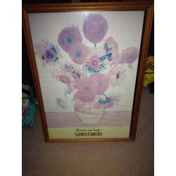 Van Gogh sunflowers painting