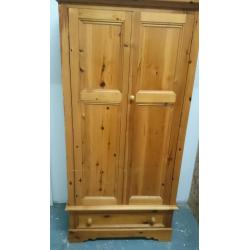Excellent Solid Pinewood double wardrobe