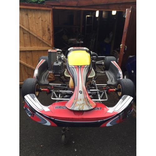 Go karts racing Rotax max