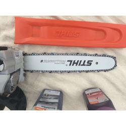 Stihl MS 211 - 16”/40cm Petrol Chainsaw - MINT CONDITION USED ONLY ONCE - BARGAIN!