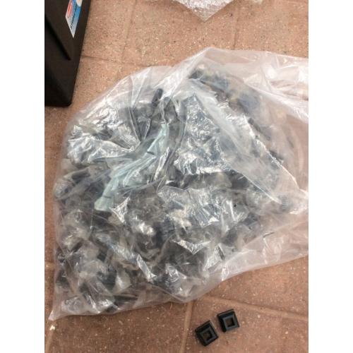 Lot of Stair Balluster Shoes / Footings / Feet - Matt Black Metal.P ~150#