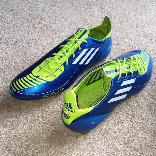 Gareth bale match worn adidas f50 football boots Spurs not signed Real Madrid Wales made in Germany