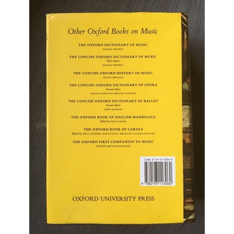 THE OXFORD COMPANION TO MUSIC