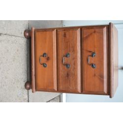 Pine Bedside Cabinet. Old but good quality. Project!