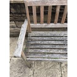 Wooden garden Bench