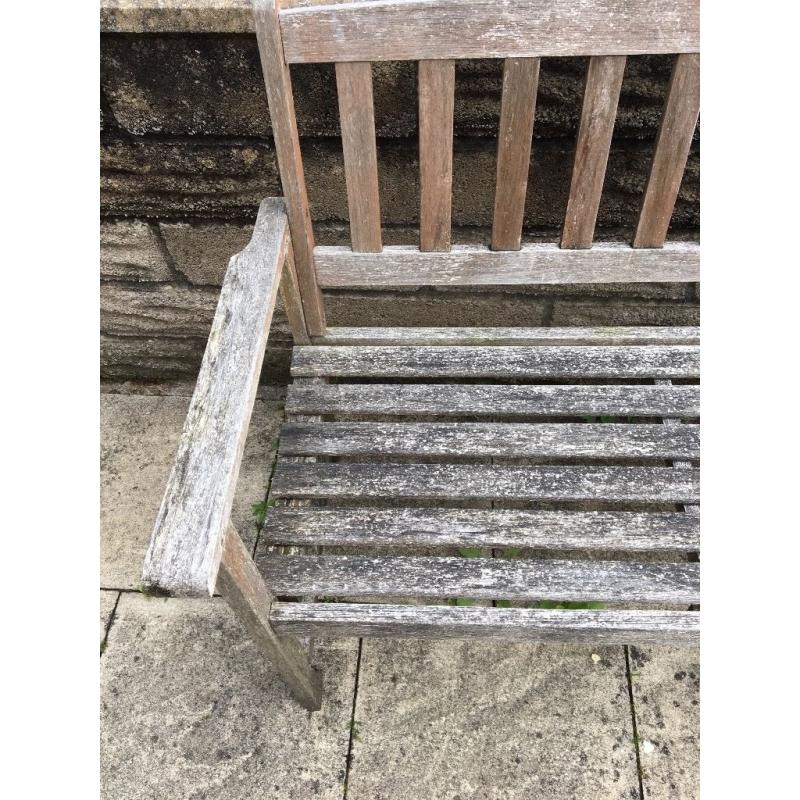 Wooden garden Bench