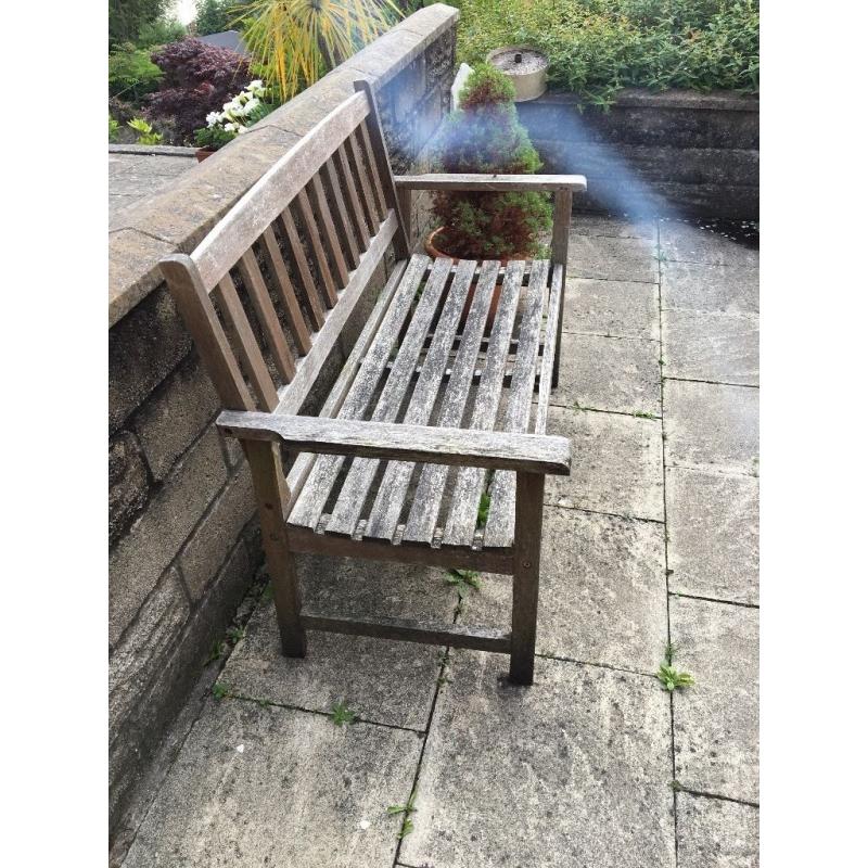 Wooden garden Bench