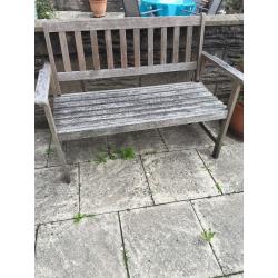 Wooden garden Bench