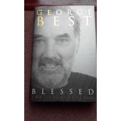 george best-blessed biography-signed by george"from one belfast boy to another"hardback