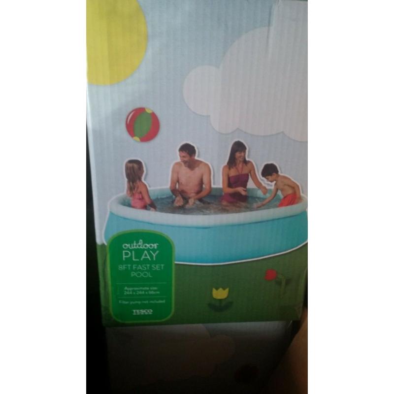 8ft outdoor pool brand new