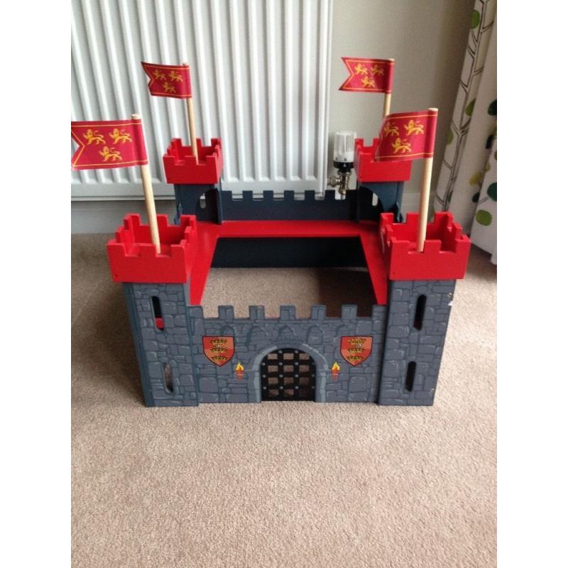 Wooden toy fort