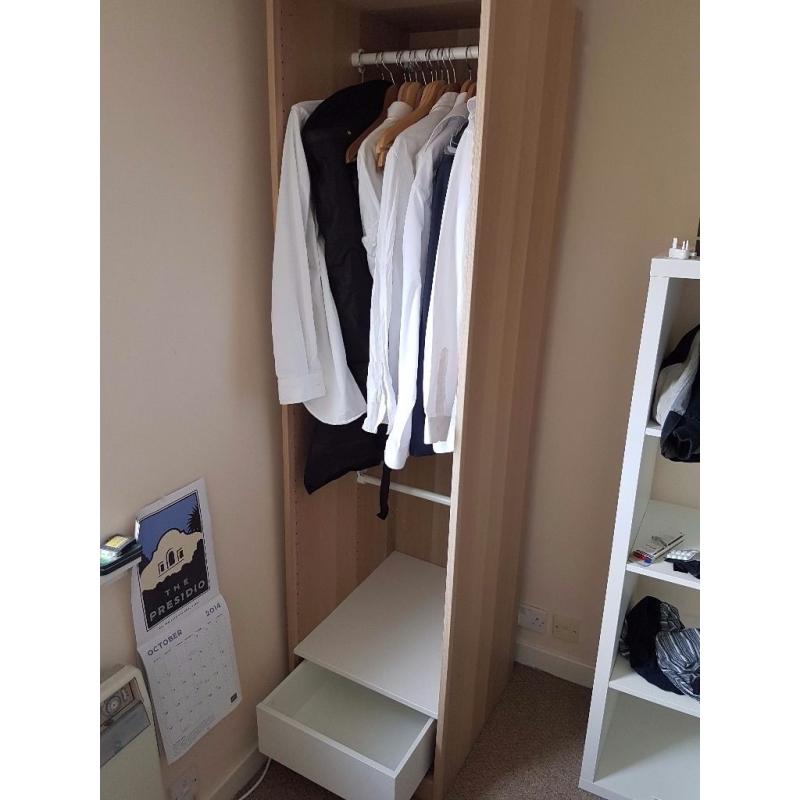 Wardrobe with drawer