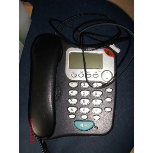 Binatone black telephone large buttons boxed