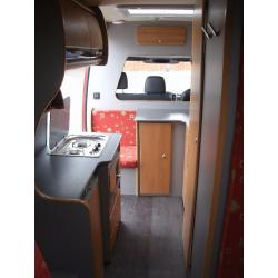 Mercedes Sprinter LWB camper van (sleeps 4 ) with pull out garage and shower room low mileage