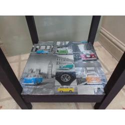 VOLKSWAGEN CAMPER SHABBY CHIC ROUND TABLE FOR SALE.