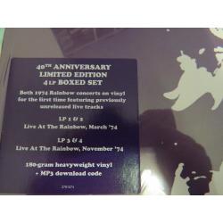 QUEEN LIVE AT THE RAINBOW 74' VINYL BOX SET UN PLAYED.