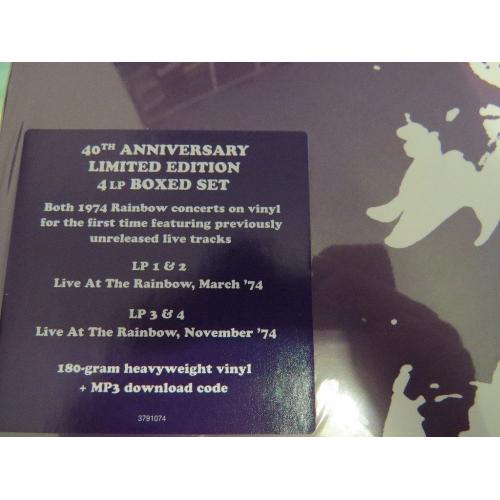 QUEEN LIVE AT THE RAINBOW 74' VINYL BOX SET UN PLAYED.