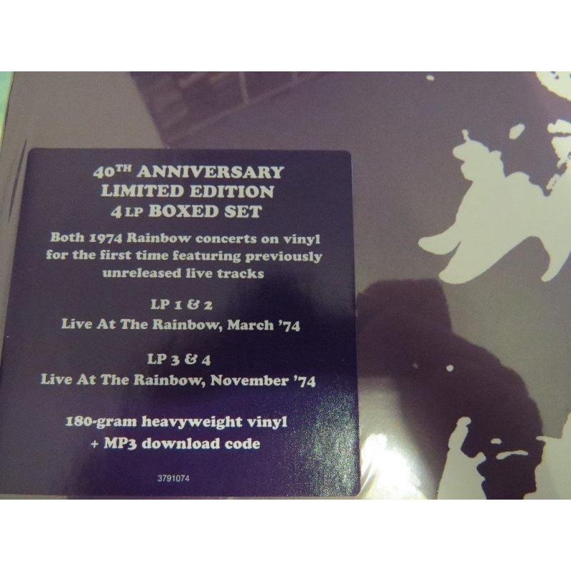 QUEEN LIVE AT THE RAINBOW 74' VINYL BOX SET UN PLAYED.
