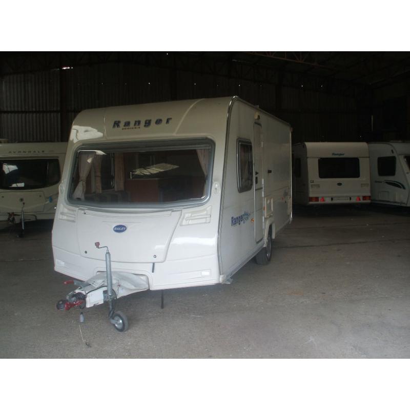 touring caravan pt/ex to clear 2006 bailey ranger fixedbed 16ft 460/4 lightweight ,
