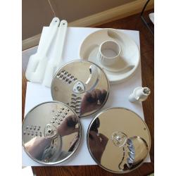 Large Assortment of Attachments for a Kenwood Food Mixer