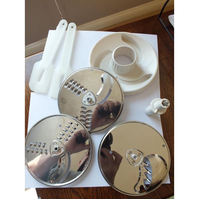 Large Assortment of Attachments for a Kenwood Food Mixer