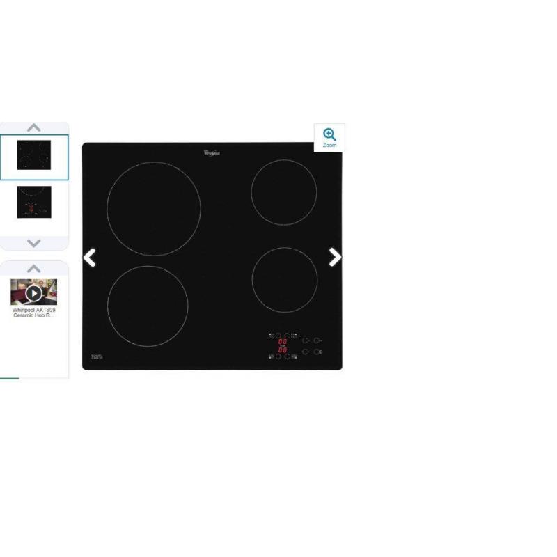 Whirlpool ceramic hob