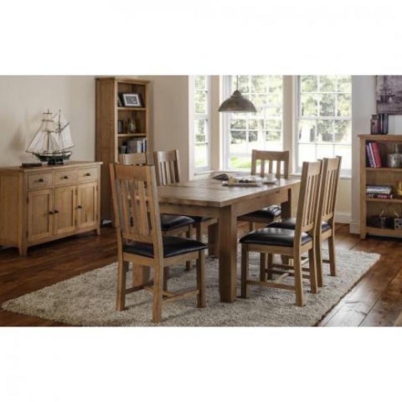 Astoria Extending Oak Dining Set - 6 chairs - NOW GONE pending collection