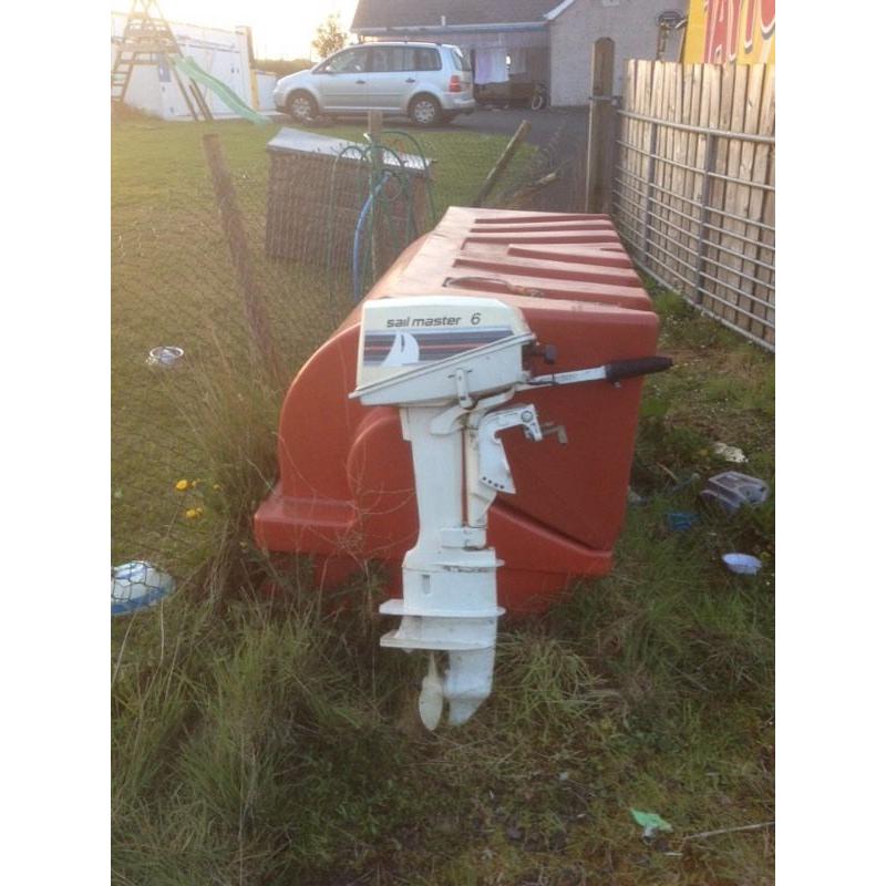6hp Johnson long shaft sail master