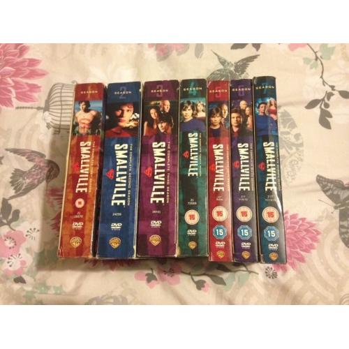 Smallville Superman seasons 1-7