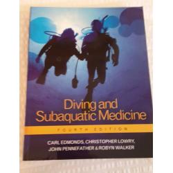 Diving and Subaquatic Medicine 4th Edition Paperback- very good condition