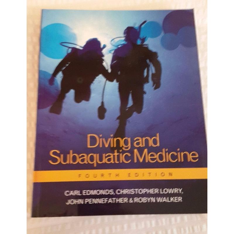Diving and Subaquatic Medicine 4th Edition Paperback- very good condition