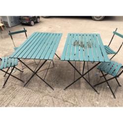 Garden table and chairs