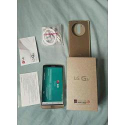 Lg g3 d855 16gb/2gb in gold. Unlocked. Perfect condition